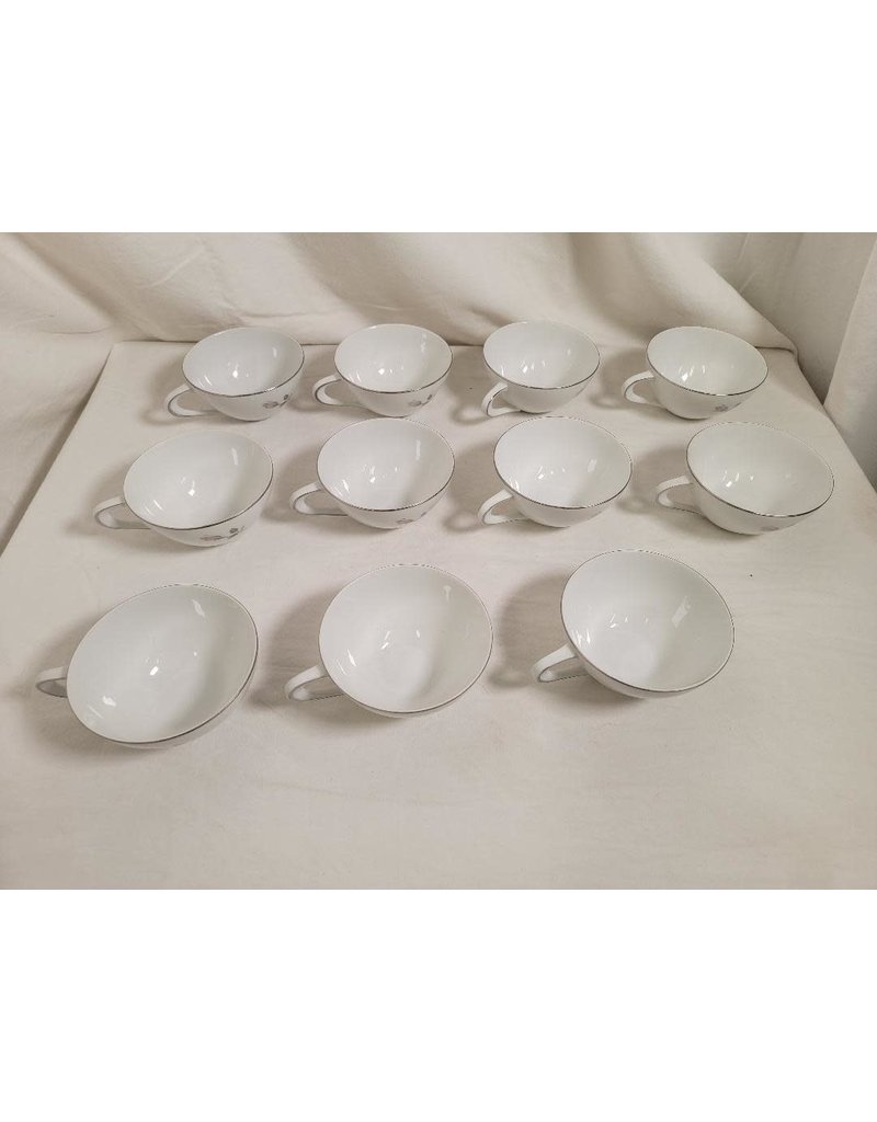 Francine Teacups by Sango Set of 11