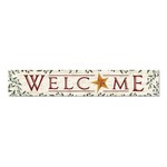 Welcome Vintage Star Above Board