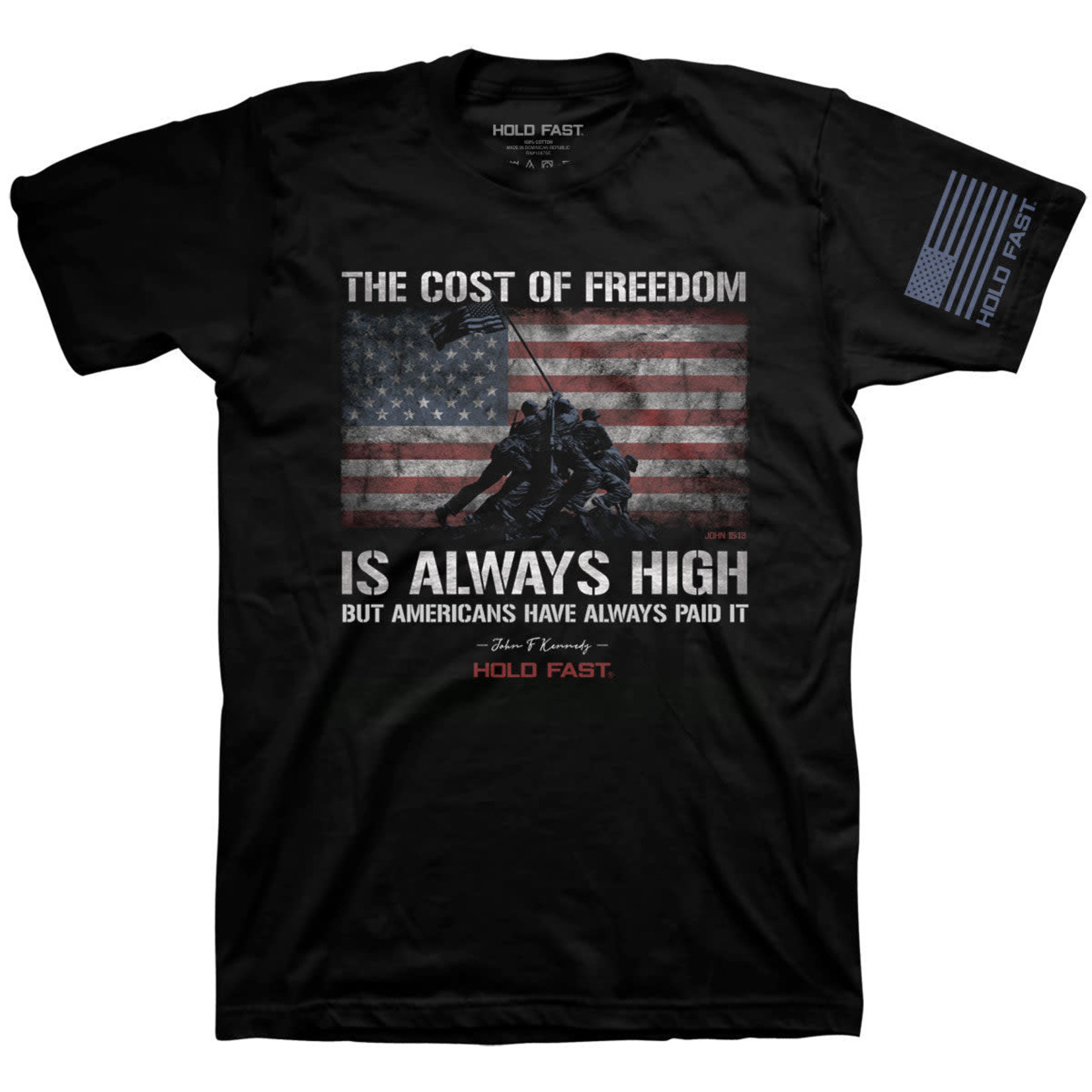Adult Tee - Cost Of Freedom Flag