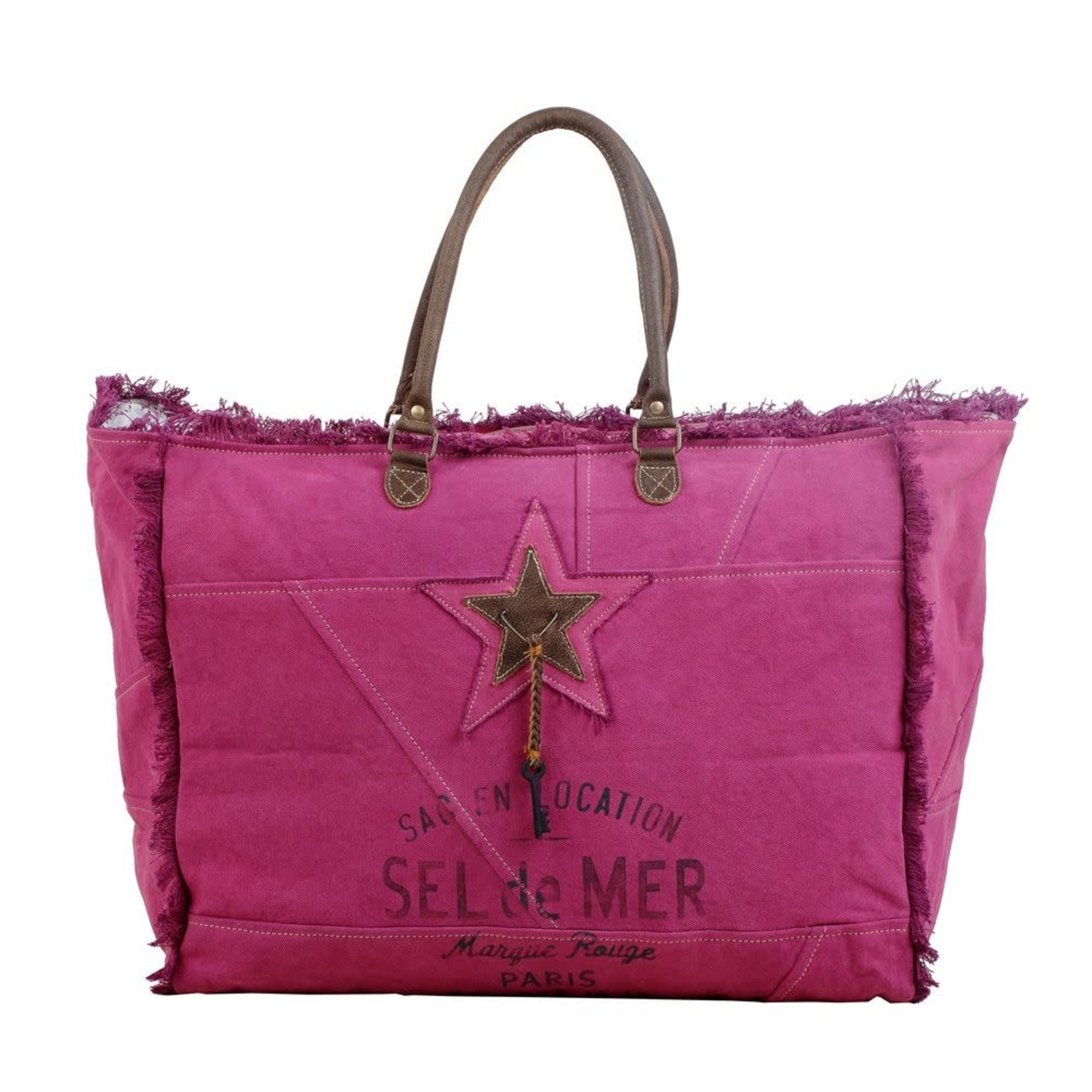 Myra Bags Popping Pink Weekender Bag