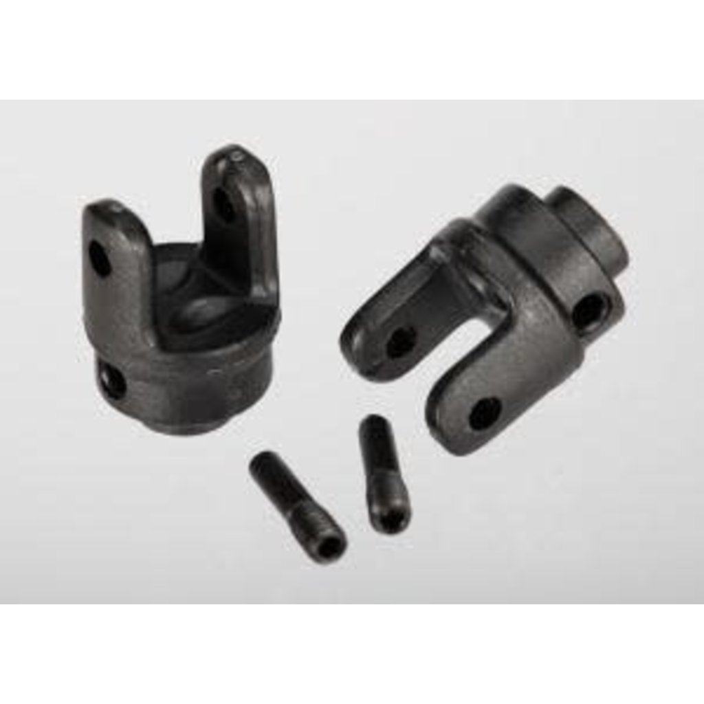 Traxxas Differential output yokes, heavy duty (2)/ screw pin (2)