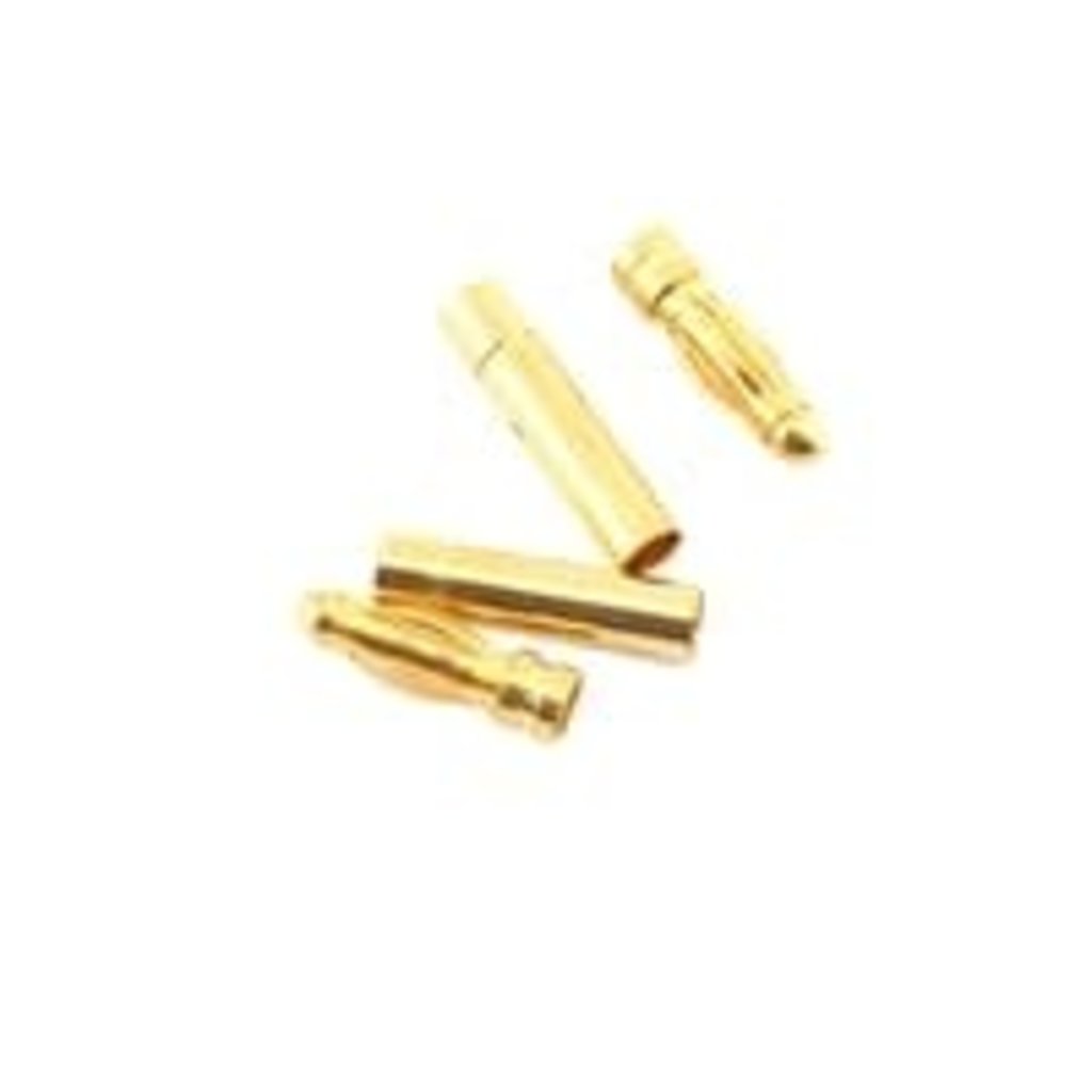 ProTek RC ProTek RC 3.0mm Gold Plated Inline Connectors (2 Male/2 Female)