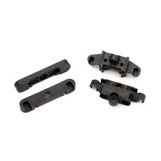 Traxxas TRAXXAS Mount, tie bar, front (1)/ rear (1)/ suspension pin retainer, front or rear (2)
