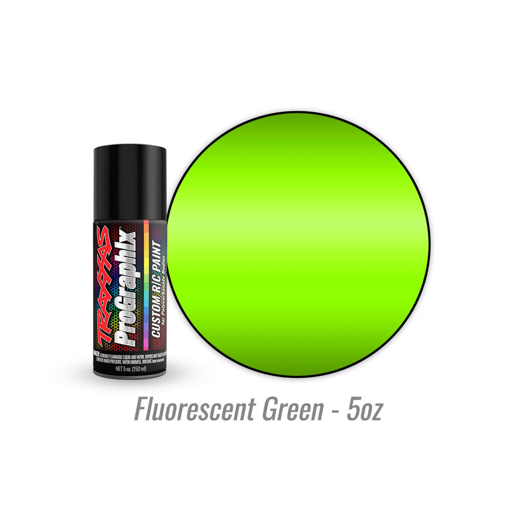 Traxxas Body paint, ProGraphix™, fluorescent green (5oz)