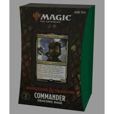 WIZARDS OF THE COAST MAGIC THE GATHERING - Adventures in the Forgotten Realms Commander Draconic Rage Deck