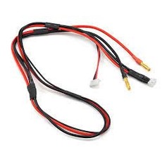 ProTek RC ProTek RC Receiver Balance Charge Lead (2S to 4mm Banana w/4S Adapter)