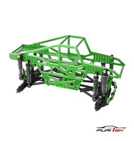 Furitek 1/24 Rampart CNC Machined Monster Truck Full Chassis Kit (Green)
