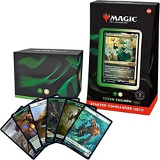 WIZARDS OF THE COAST Magic: The Gathering Starter Commander Deck – Token Triumph (Green-White)