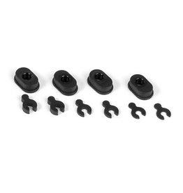 Xray XRAY Composite Eccentric Bushings/Caster Clips (2)