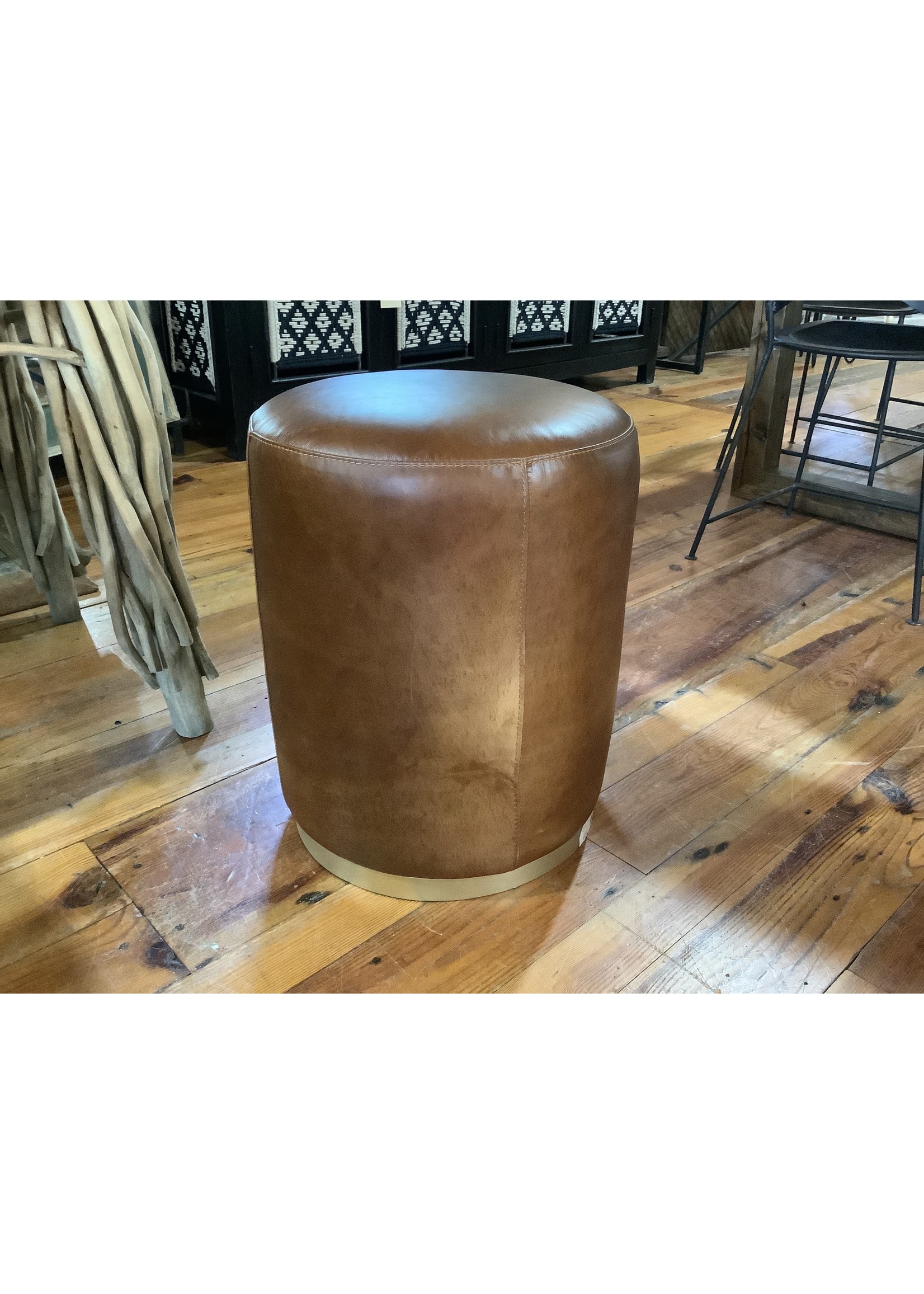 SPECIAL SALE Pouf Assorted Leather