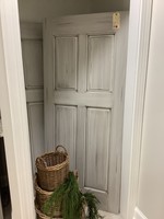 Door 4 Panel - Custom Finish- Grey Glaze 73" x 68"