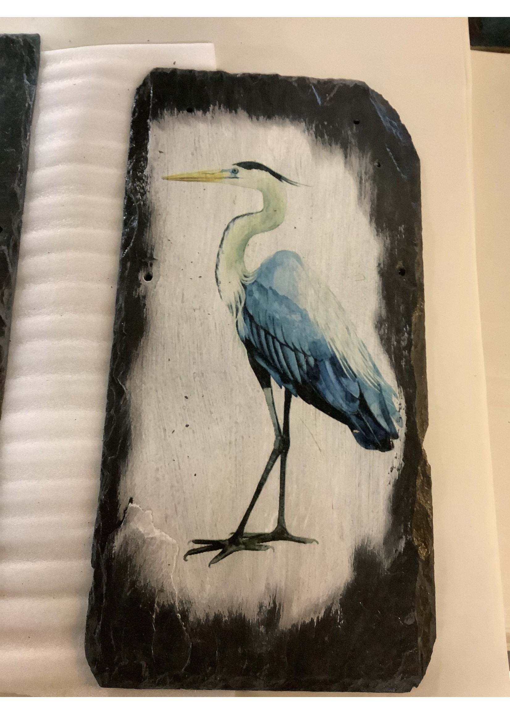 OW Art Slate Blue Heron