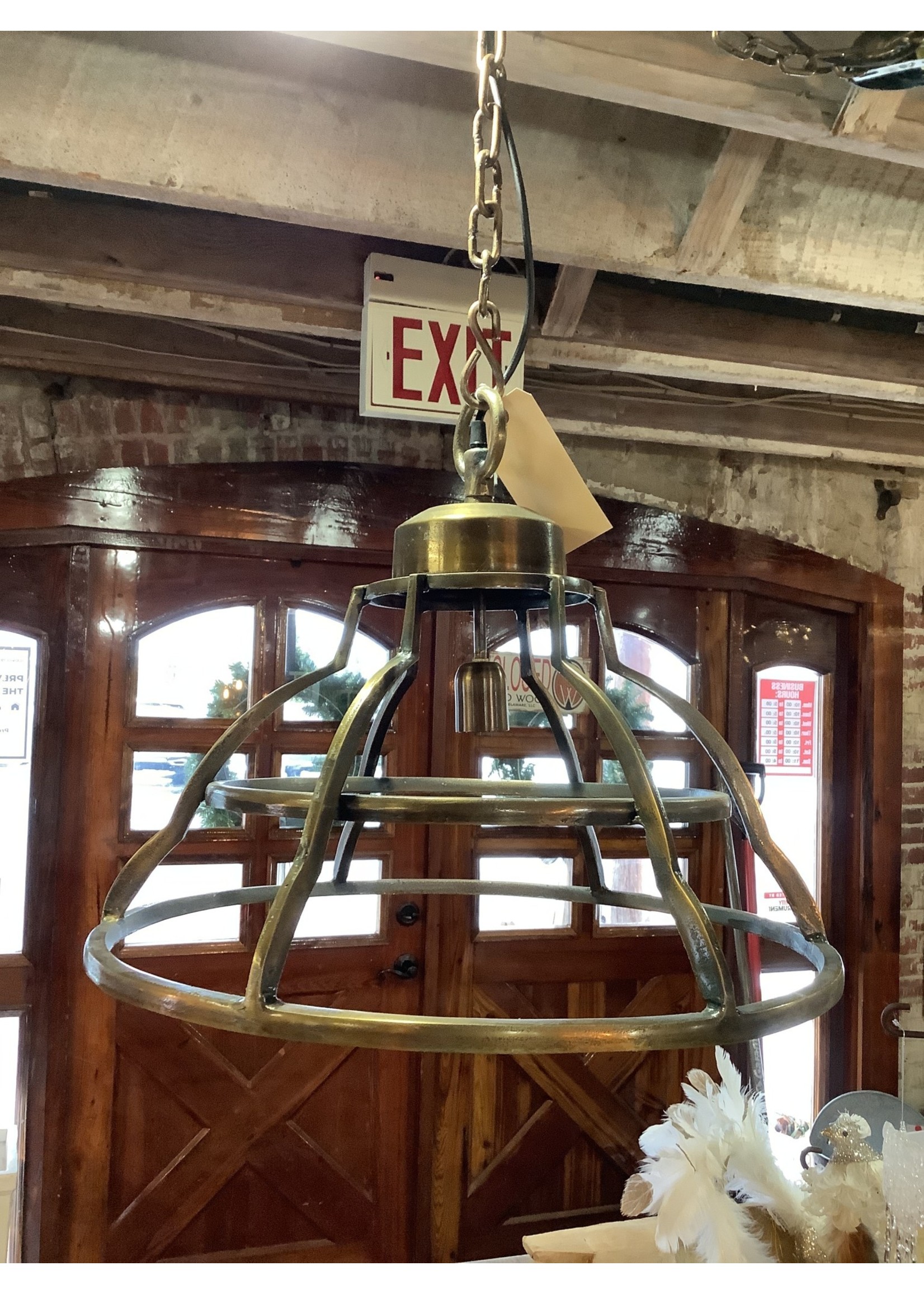 Open Cage Pendant Lamp
