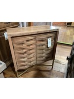 Wave Wood 2 Door Cabinet 29x14x32