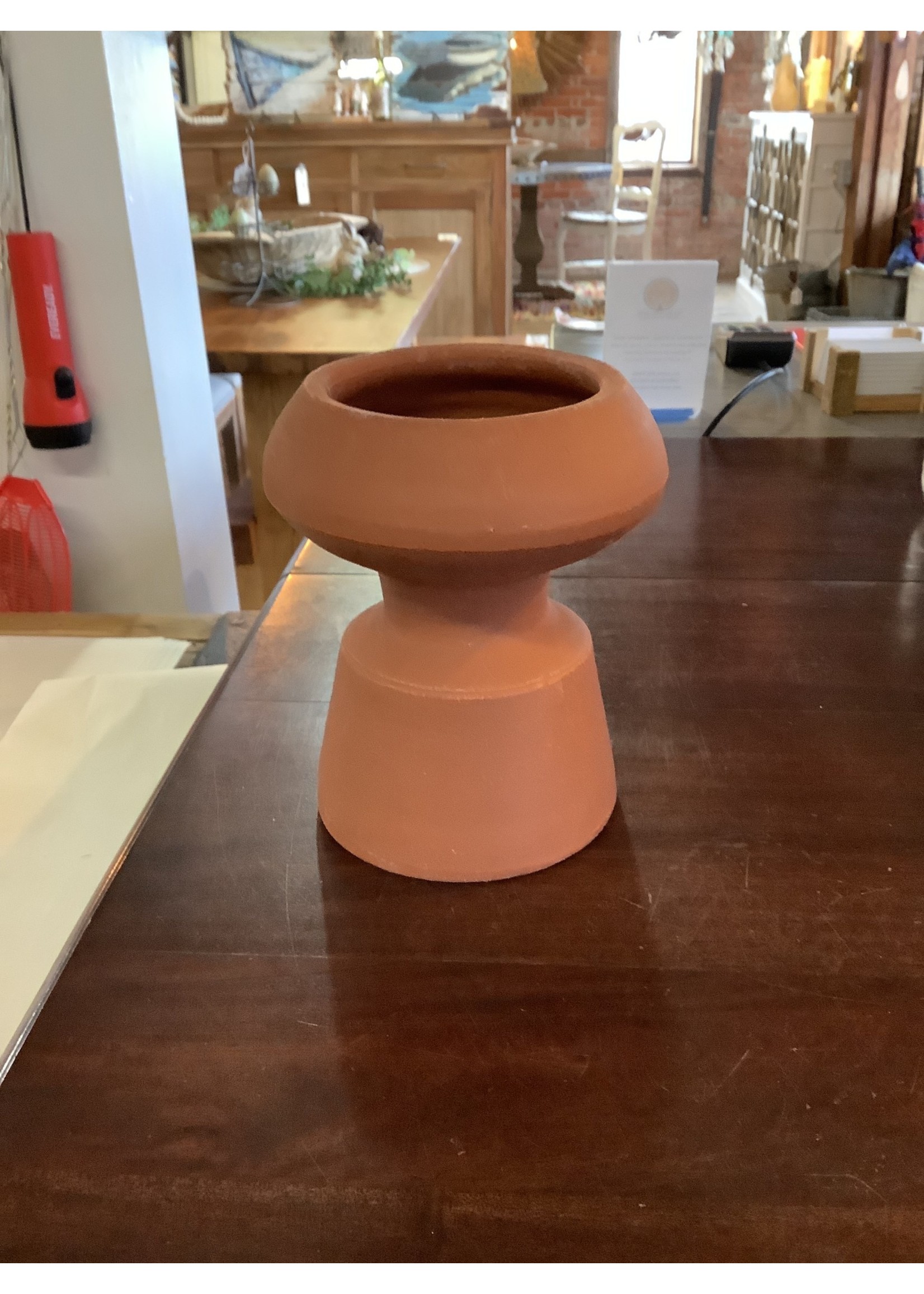 Kalalou 8” Clay Vase- Assorted Colors
