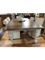 Rhine Castle 7' Dining Table Country Grey