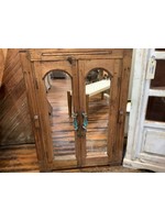 Iron Butterfly  Imports 2 Arch Mirror Cabinet 32x14x44