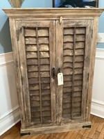 Iron Butterfly  Imports Louver 2 Door Cabinet 38x18x58