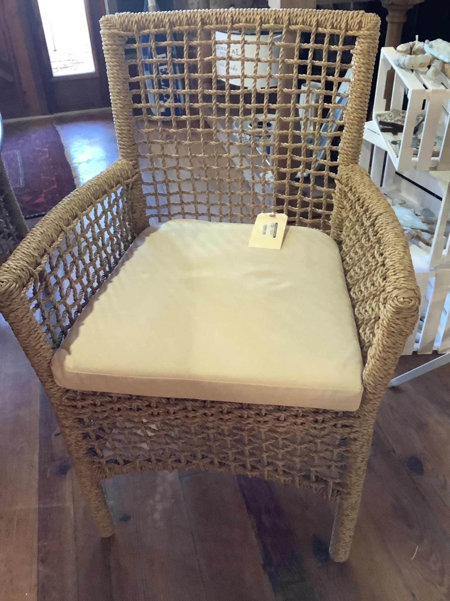 Classic Home Brisbane Dining Chair Outdoor Safe Old Wood Delaware