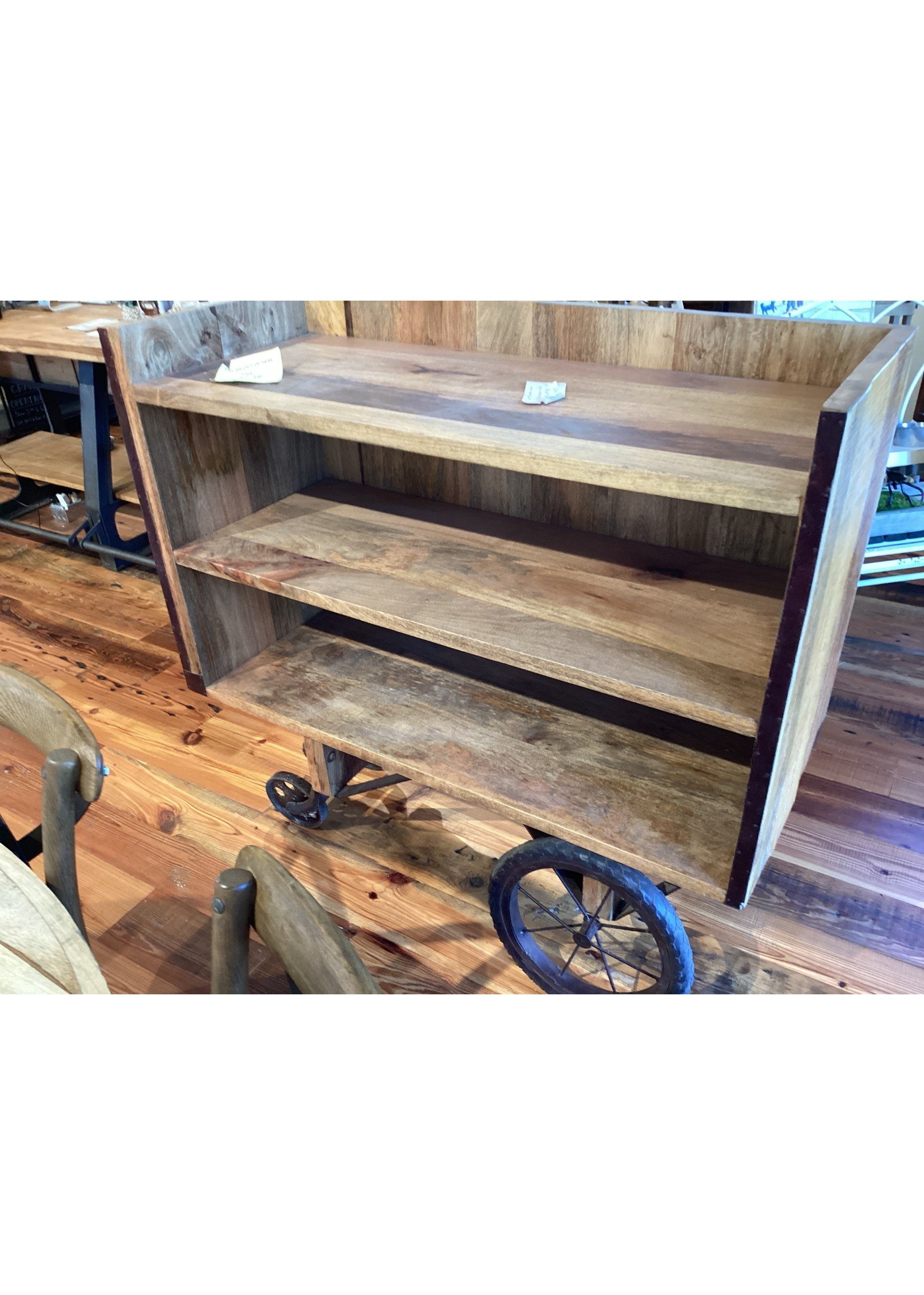 Mango Wood Utility Cart