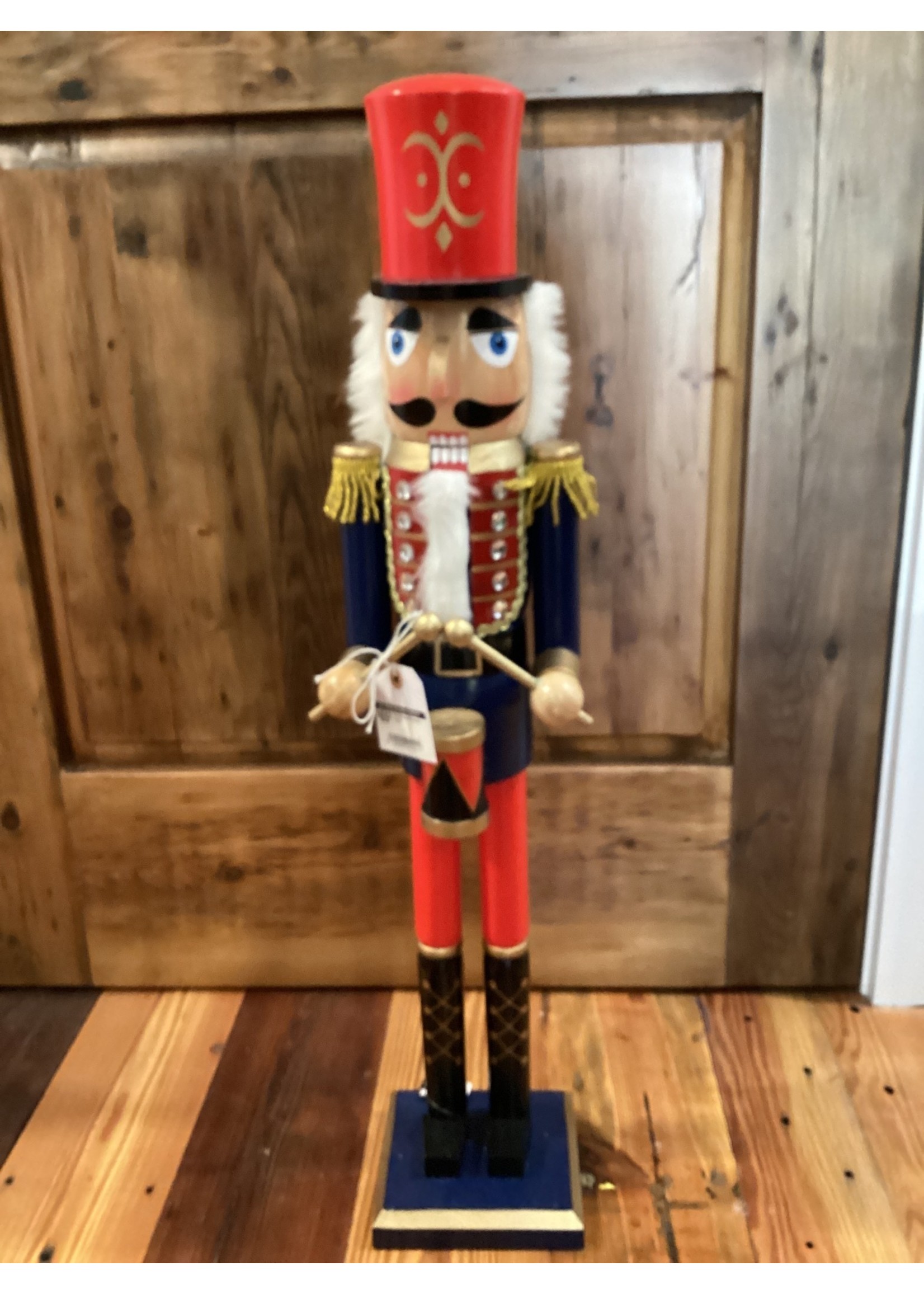 Tall Wooden Nutcracker Figure Old Wood Delaware