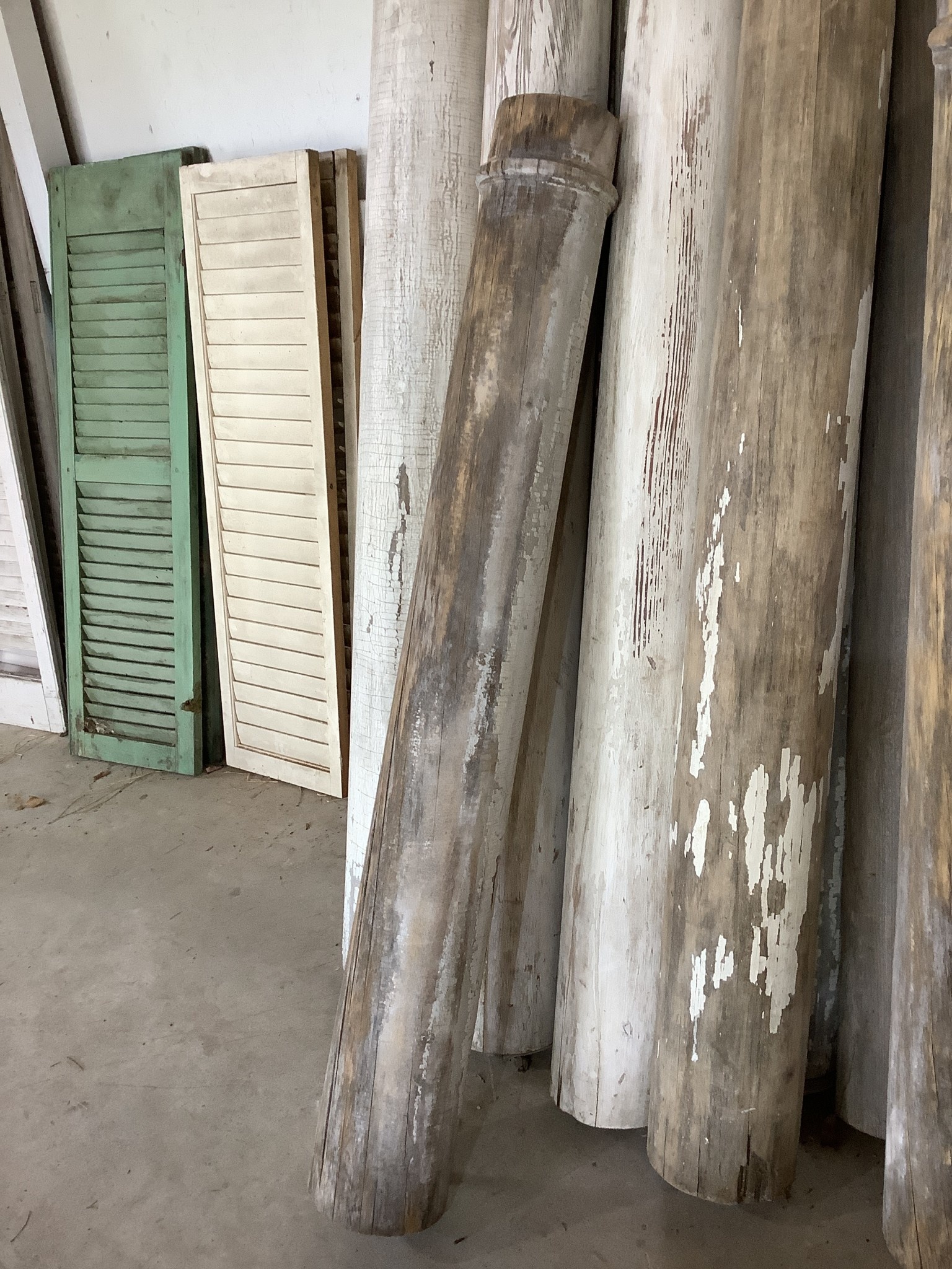 Architectural Salvage Pillar Small 56x7x7 Old Wood Delaware