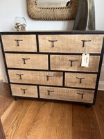 Crestview Collection Campbell Mango 8 Drawer Chest 42x16x34