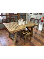 CTW Home Collection Mango Wood and Iron Loft Table 60" x 36"