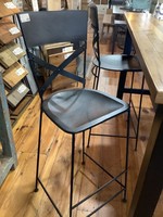 HTD OW SPECIAL SALE Black Metal Bar Stool