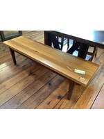 Old Wood Delaware Bench- Heart Pine 64”x18”x18”