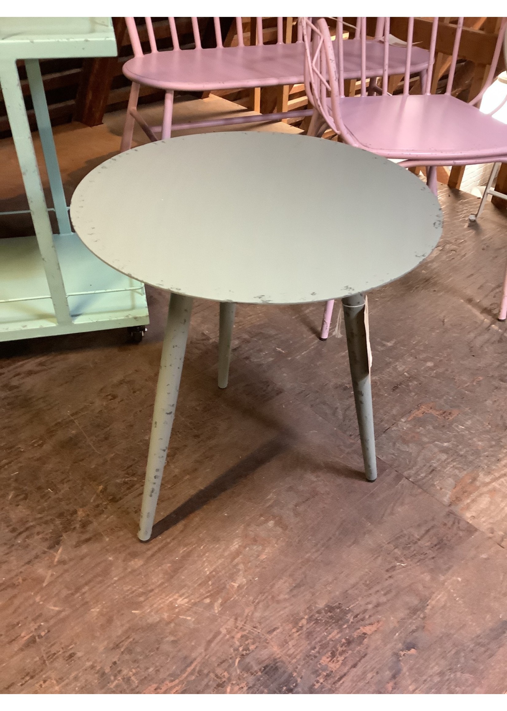 AFD Metal Gray Side Table