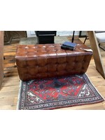 UMA Leather Ottoman 48"x20"H