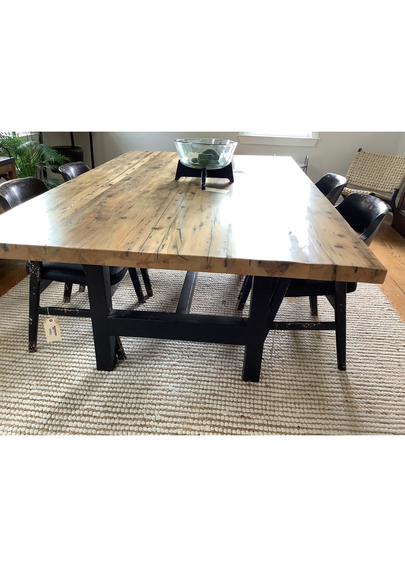 Old Wood Delaware OW WPOF Clear Gathering Base Dining Table 84x50"