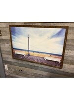 Old Wood Delaware OW Canvas Wall Art Rehoboth Beach Boardwalk  38x26