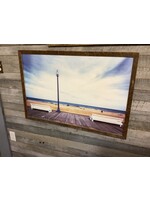 Old Wood Delaware OW Rehoboth Beach Boardwalk Canvas 38x26