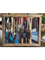 Old Wood Delaware OW Canvas Art - Pulleys 21"x17"