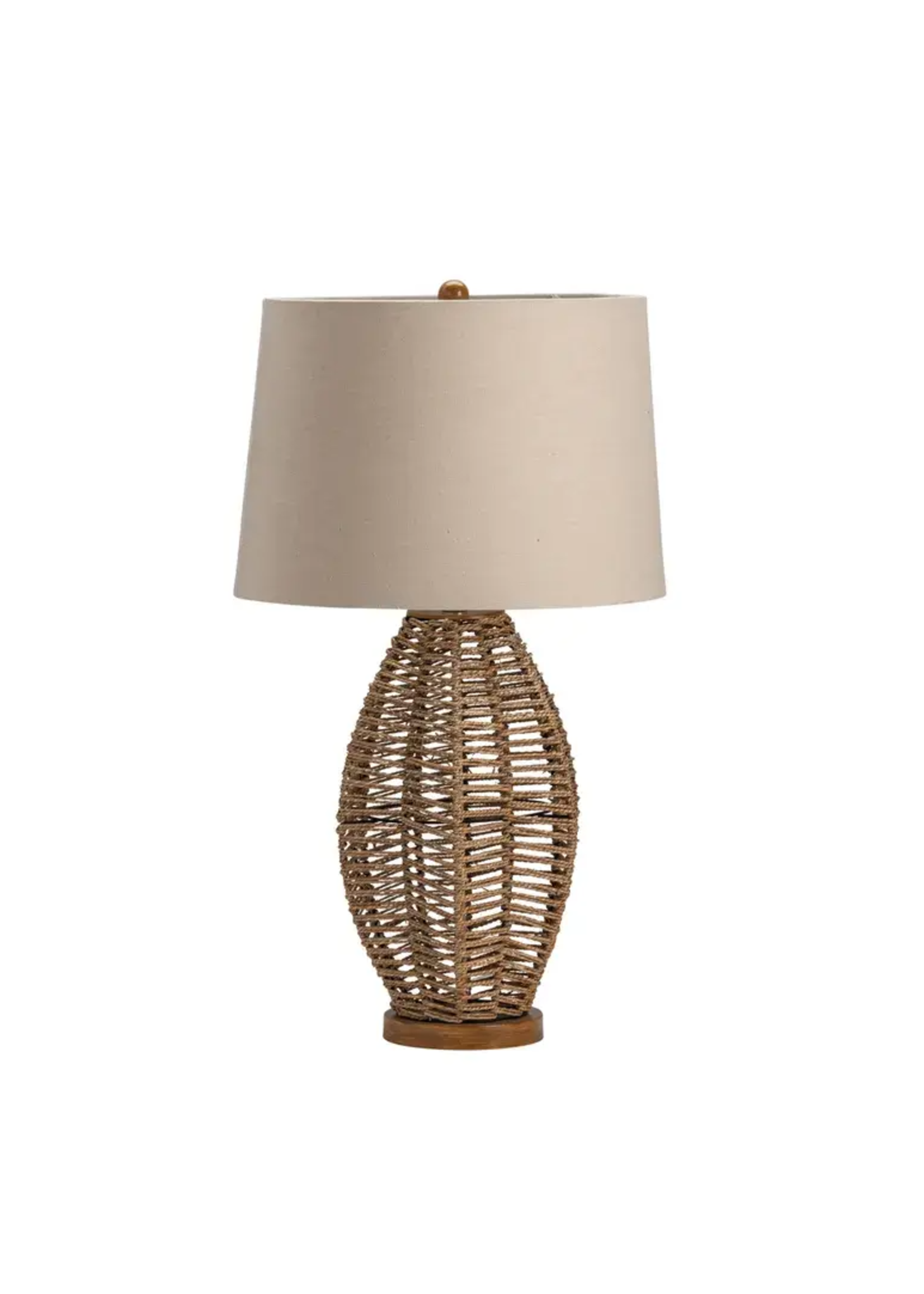 Crestview Collection Paxton Woven Table Lamp 30.5"H