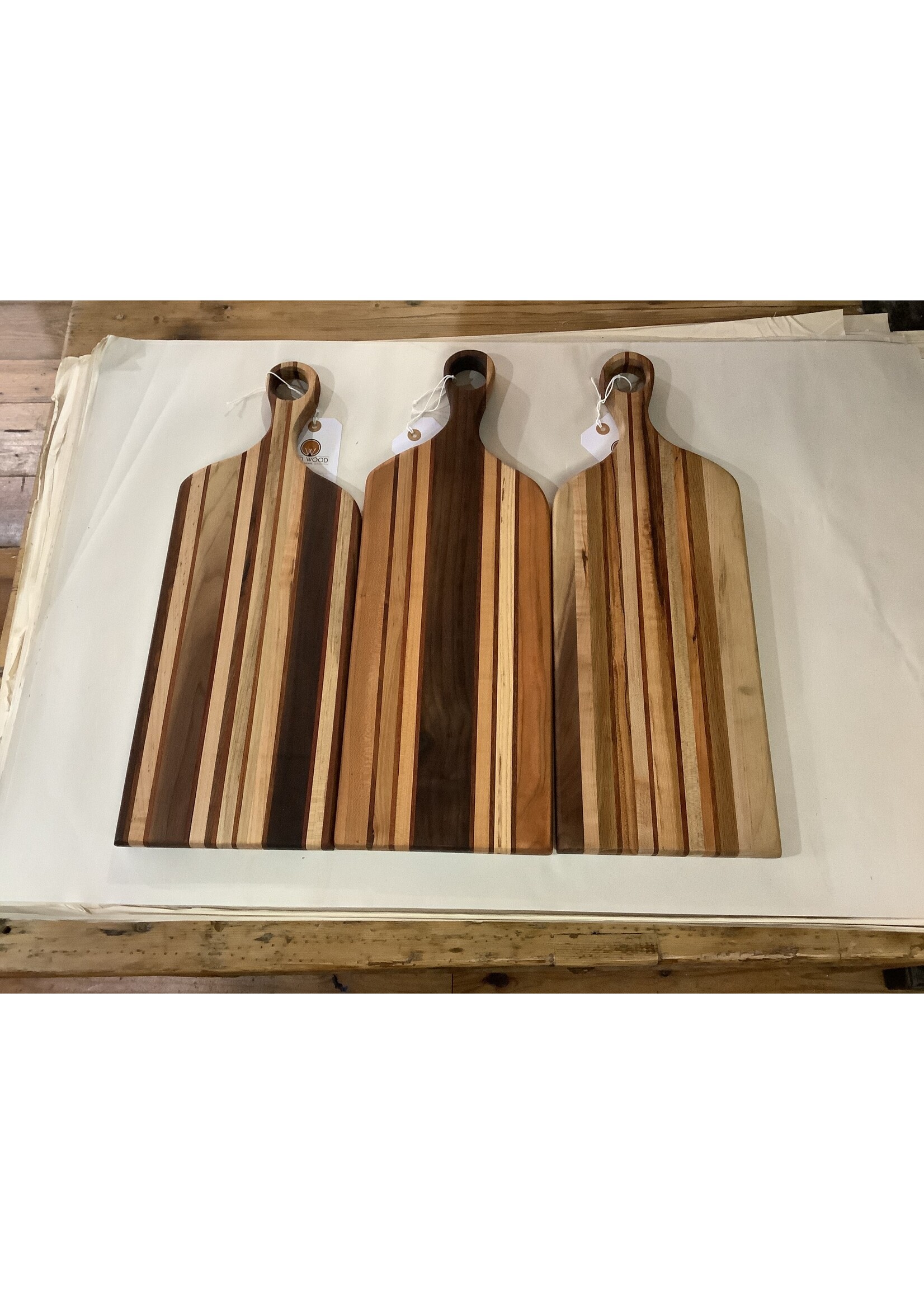 Old Wood Delaware OW Medium  Striped Charcuterie Boards