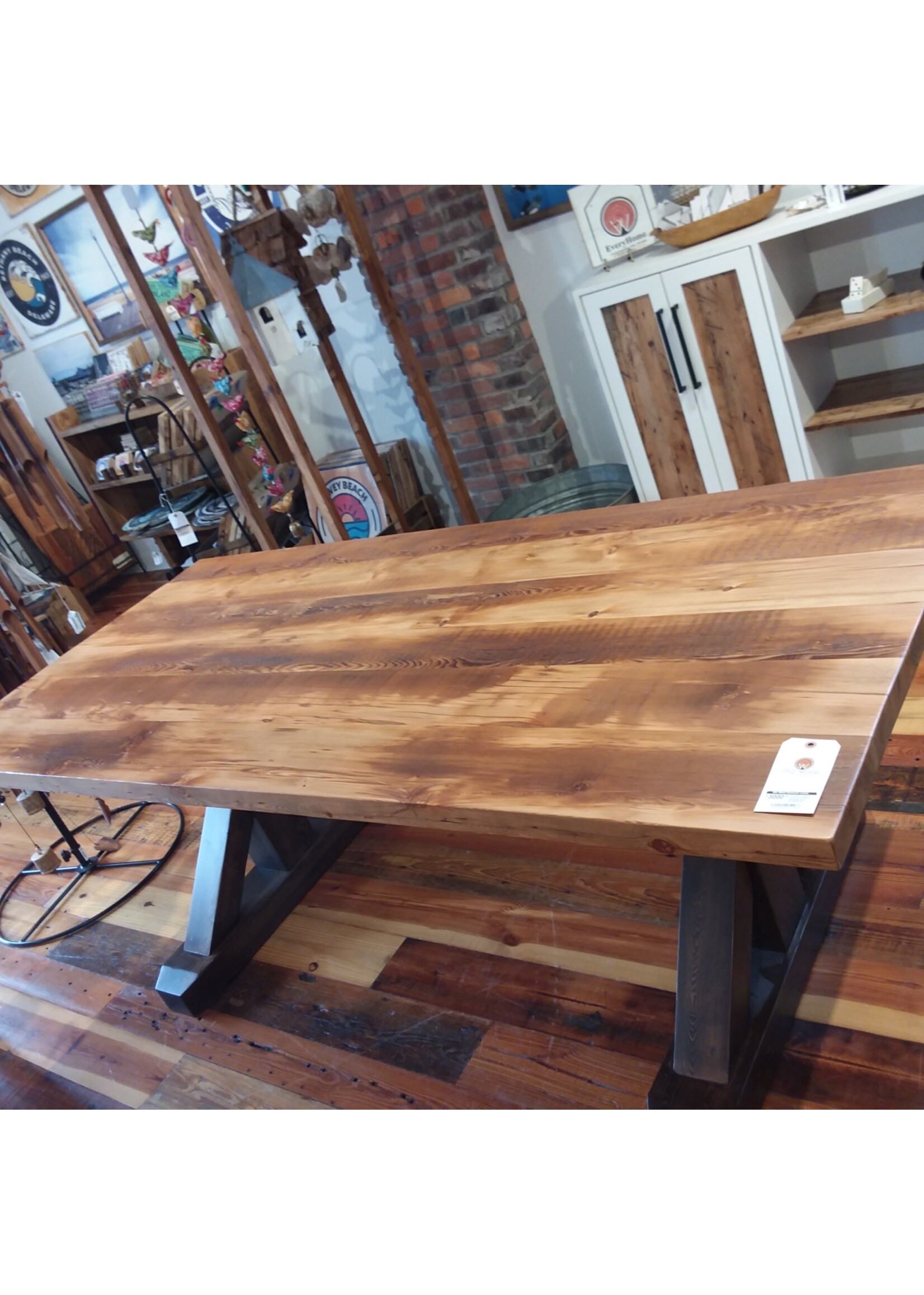 Old Wood Delaware OW WPOF Natural Top Special Walnut Middlesex Base 84Lx38Wx30H