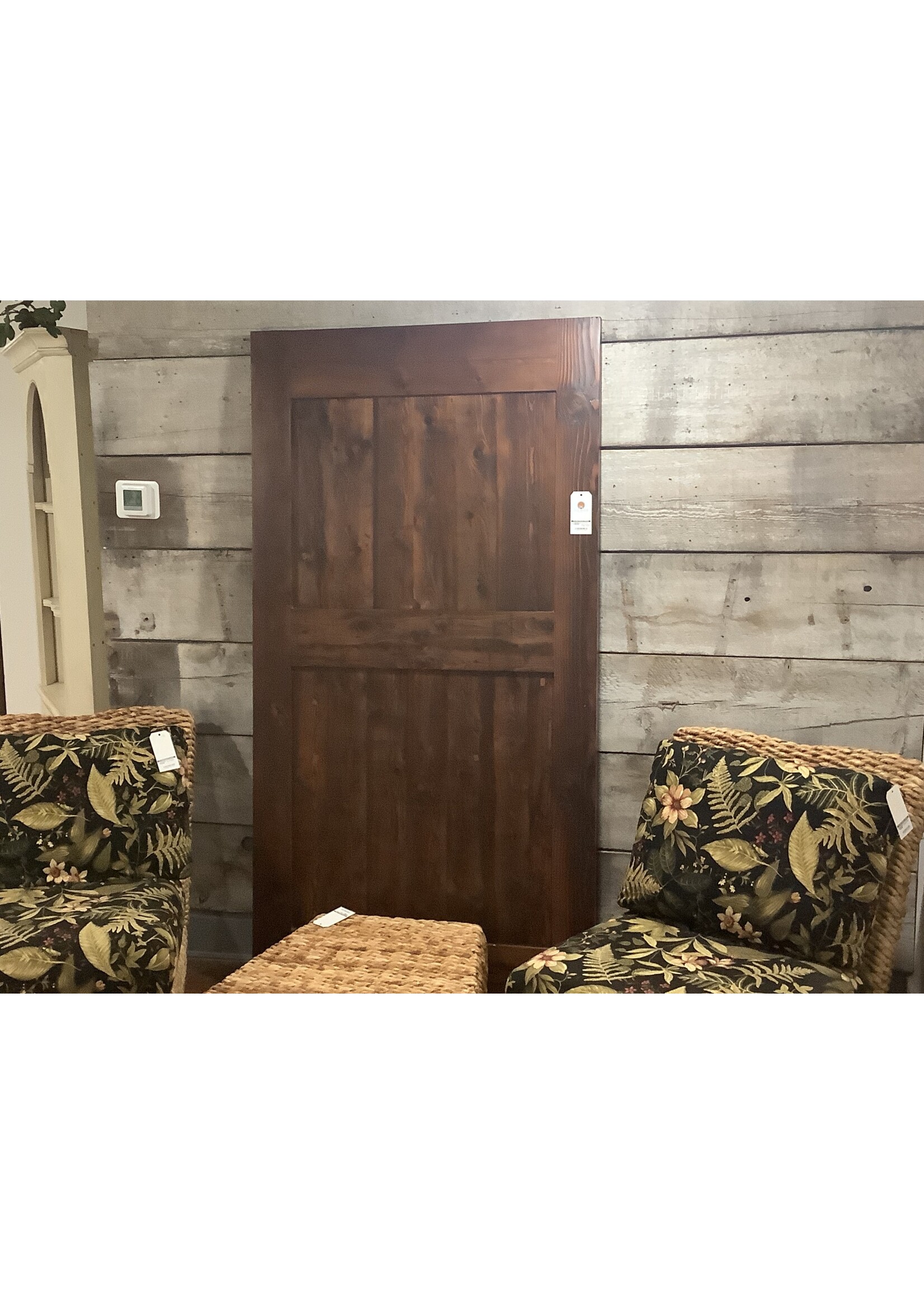 Old Wood Delaware OW WPOF Flat Panel Door Eng Chestnut Stain 80L x 41.75W x 1.375Th