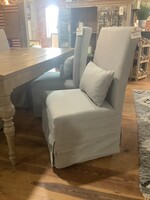 Forty West Designs Myles Side Chair Grey Skirted