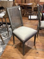 Forty West Designs Maxwell Side Chair w/Cane (French Linen)
