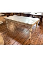 Forty West Designs Rectangle Whitewashed Dining Table 71"x 35.5"