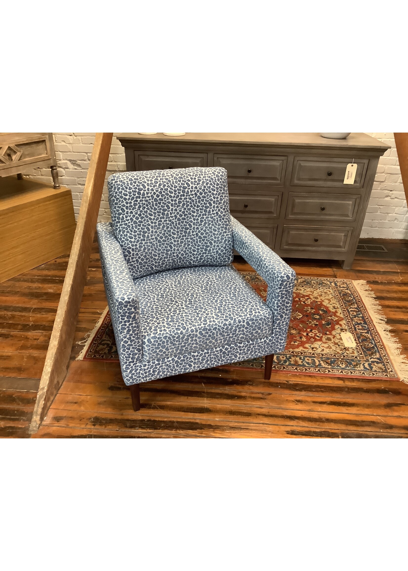 Crestview Collection Olaf Blue Armchair