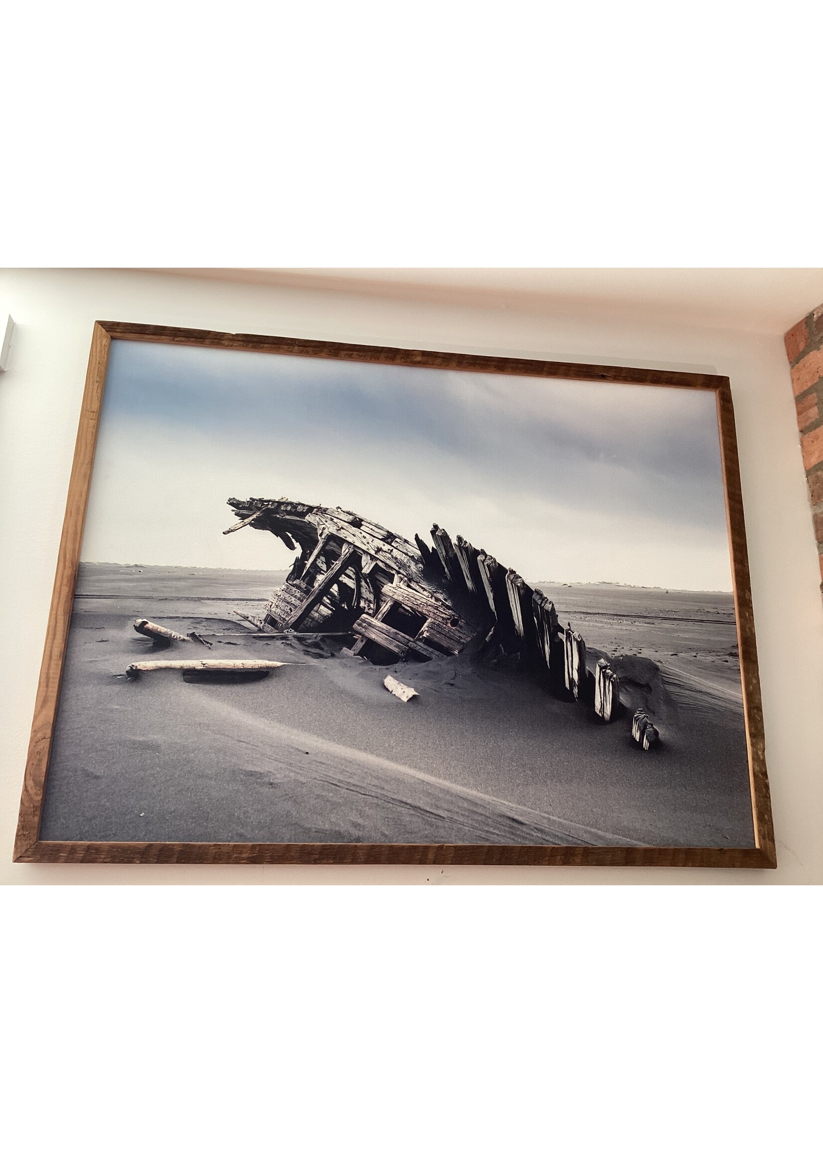 Old Wood Delaware OW Canvas Wall Art Shipwreck 42x32