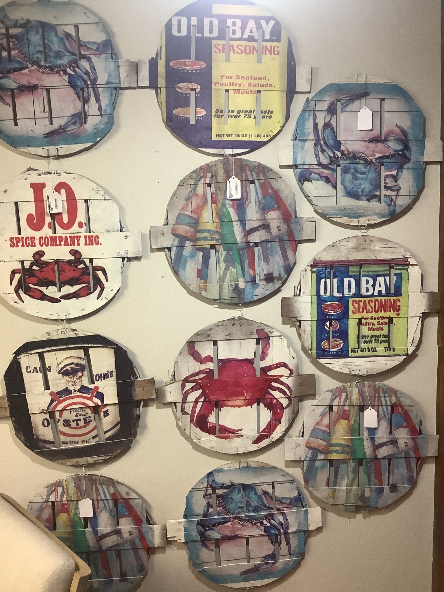 Old Wood Delaware OW Crab Lids Old Wood Delaware