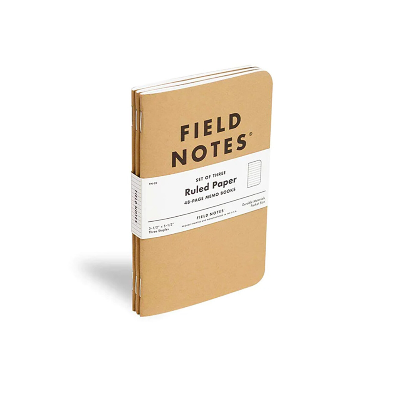 Field Notes Original Kraft 3-Pack Memo Book