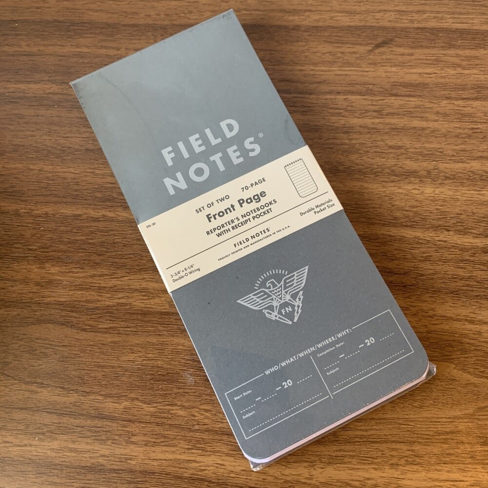 Field Notes 'Front Page' Reporter's Notebook 2 Pack