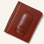 Will Leather Goods Classic Leather Money Clip Wallet- Cognac