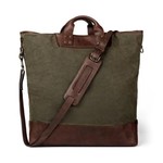 Mission Mercantile Heritage Waxed Canvas Ice Block Tote Bag (SMOKE/FOREST)